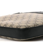GG Supreme Monogram Flat Messenger Bag Black