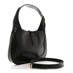 Boarded Dyana Lux Calfskin Small Jackie 1961 Hobo Black