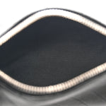 Sakai Be Green Calfskin Diagonal Stitched Mini Blondie Barrel Shoulder Bag Black