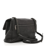 Calfskin Crocodile Embossed Medium West Hollywood Monogram Fold-Over Earth
