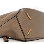 Grained Calfskin Medium Puzzle Bag Sand Mink