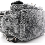 Sequin Waterfall Backpack Grey