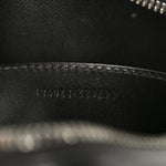 Calfskin Matelasse Monochrome Small GG Marmont Chain Shoulder Bag Black
