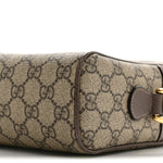 GG Supreme Monogram Web Small Ophidia Shoulder Bag Brown