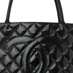 Patent Medallion Tote Black