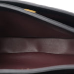 Lambskin Quilted Small Trendy CC Dual Handle Flap Bag Black