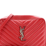 Calfskin Matelasse Monogram Lou Camera Bag Red