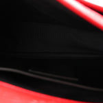 Crinkled Calfskin Matelasse Monogram Baby Niki Chain Satchel Rouge Eros