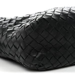 Nappa Intrecciato Crossbody Messenger Black