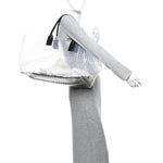 PVC Nappa Intrecciato Large Cabat Transparent Fondente