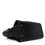 Calfskin Medium Deauville Tote Black Multicolor