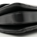Lambskin Quilted Mini Trendy CC Dual Handle Flap Bag Black