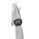 Calfskin Logo S Everyday Camera Bag Gris Fossile