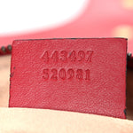 Calfskin Matelasse Small GG Marmont Shoulder Bag Hibiscus Red