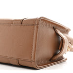 Grained Calfskin Small The Tote Bag Argan Oil