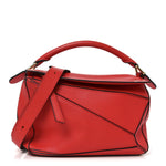 Calfskin Small Puzzle Bag Scarlet