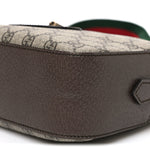 GG Supreme Monogram Web Neo Vintage Shoulder Bag Beige New Acero Crop