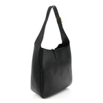 Supple Calfskin Large Le 5 A 7 Soft Hobo Black