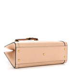Calfskin Gucci Embossed Small Diana Tote Bag Pink