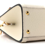 Monogram Jumbo GG Textured Dollar Calfskin Web Mini Diana Tote Bag Off White