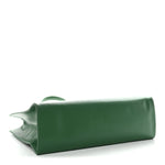 Vegan Leather Medium Shopping Bag Greenscreen