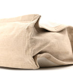 Linen Calfskin Rive Gauche Tote Optic White