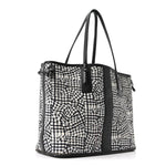 Visetos Medium Liz Reversible Shopper Tote Black