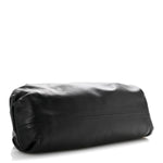 Smooth Butter Calf The Pouch Oversized Clutch Black