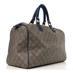 GG Plus Monogram Medium Boston USA Flag Unicef Duffle Blue
