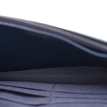 Caviar Quilted CC Turnlock Wallet On Chain WOC Navy Blue