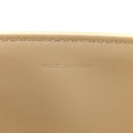 Satinated Calfskin Small 16 Top Handle Bag Beige
