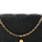 Empreinte Pochette Felicie Chain Wallet Black