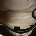 Pebbled Calfskin Medium Soho Chain Shoulder Bag Black