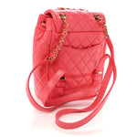 Lambskin Quilted Mini Urban Spirit Backpack Pink