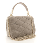 Shearling Malletage Top Handle GO-14 PM Grey