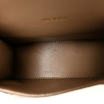 Coated Canvas BB Monogram Hourglass Top Handle Bag XS Beige Brown
