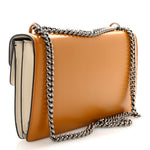 Azalea Calfskin Enamel Tri-Color Small Dionysus Shoulder Bag Mystic White Sun Oil Black Electric Blue