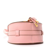 Grained Calfskin Small Marcie Saddle Bag Blossom Pink