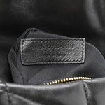 Lambskin Quilted Toy Loulou Puffer Monogram Chain Satchel Black