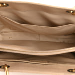 Caviar Quilted Grand Shopping Tote GST Beige