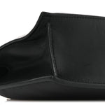 Smooth Calfskin La Pochette Rond Carre Black