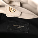 Lambskin Matelasse Monogram Medium Jamie 4.3 Pochon Blanc Vintage