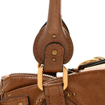 Calfskin Medium Paddington Satchel Tan