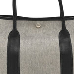 Toile Negonda Garden Party 36 MM Tote Black Ecru
