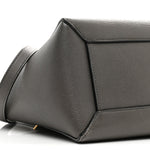 Grained Calfskin Micro Belt Bag Grey