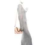 Calfskin Mount Envelope Bag Melon Washed