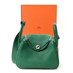 Taurillon Clemence Mini Lindy 20 Vert Vertigo