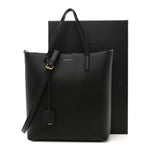 Calfskin Toy Shopping Tote Black