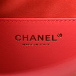 Caviar Quilted Mini Chanel 25 Handbag Coral