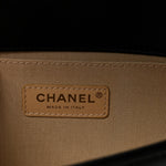 Lambskin Chain Quilted Medium Boy Flap Black